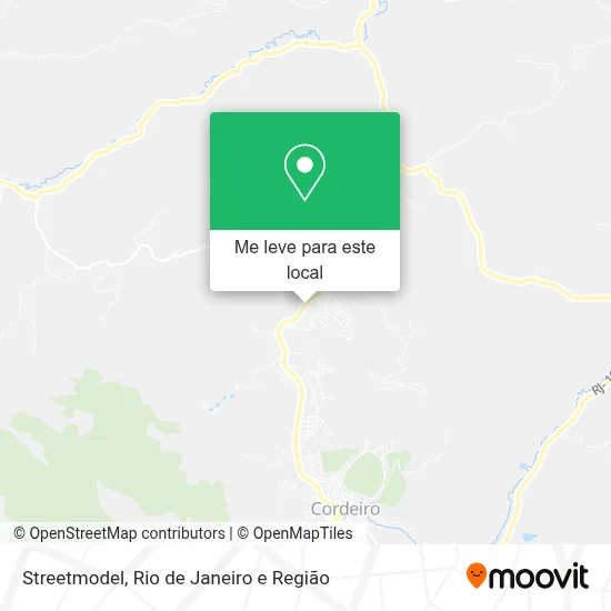 Streetmodel mapa