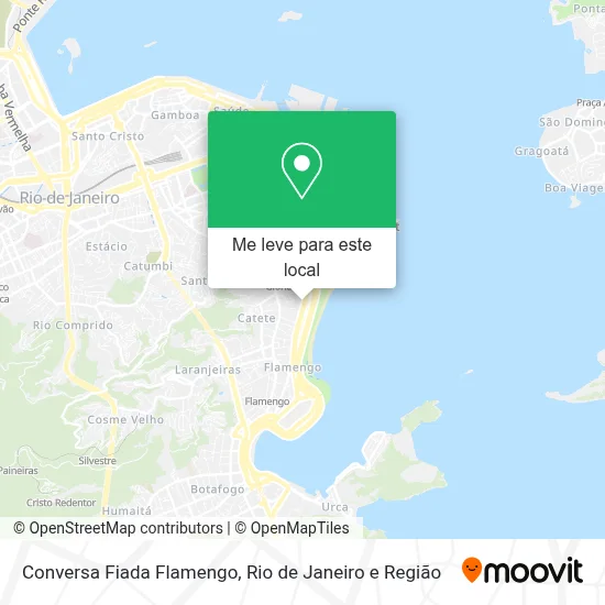Conversa Fiada Flamengo mapa