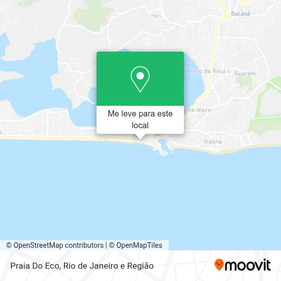 Praia Do Eco mapa