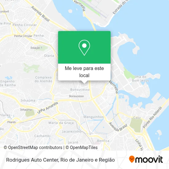 Rodrigues Auto Center mapa