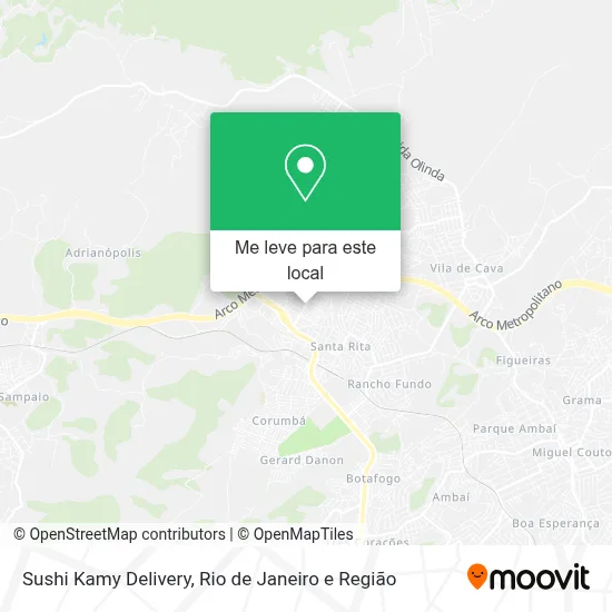 Sushi Kamy Delivery mapa