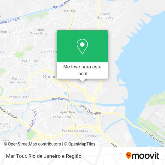 Mar Tour mapa