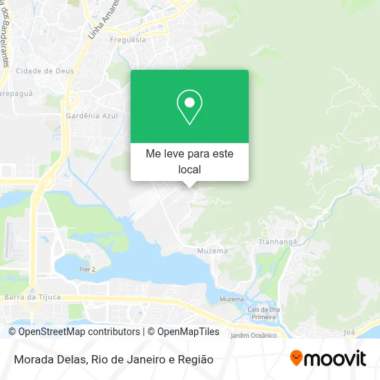 Morada Delas mapa
