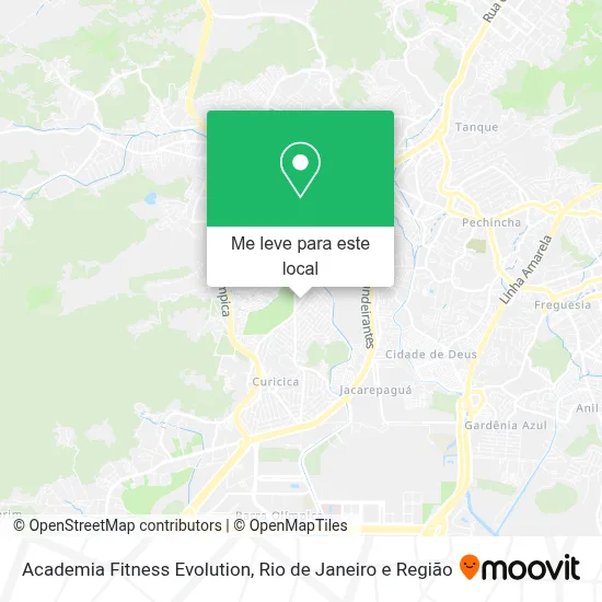 Academia Fitness Evolution mapa