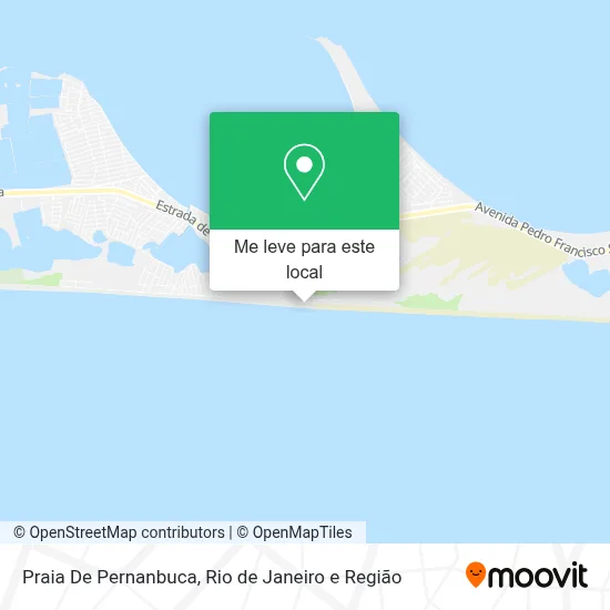Praia De Pernanbuca mapa