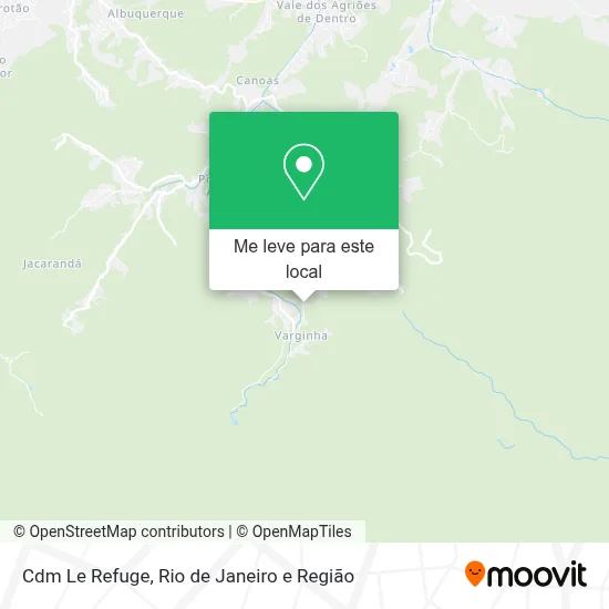Cdm Le Refuge mapa