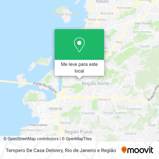 Tempero De Casa Delivery mapa