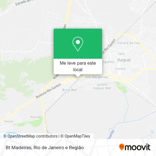Bt Madeiras mapa