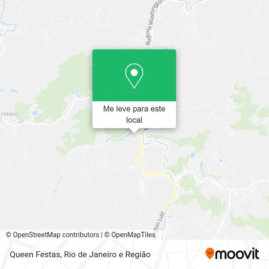 Queen Festas mapa