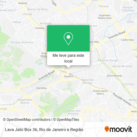 Lava Jato Box 36 mapa