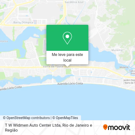 T W Widmen Auto Center Ltda mapa