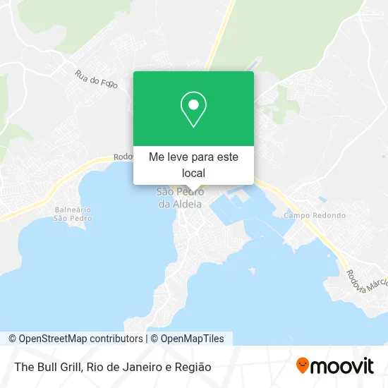The Bull Grill mapa