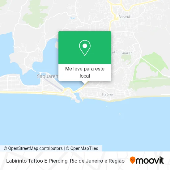 Labirinto Tattoo E Piercing mapa