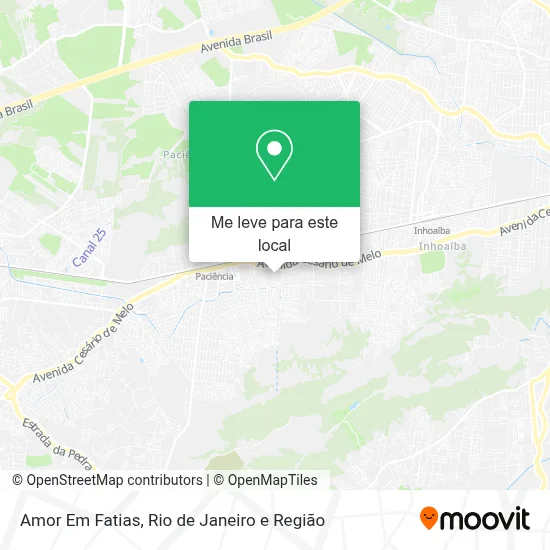 Amor Em Fatias mapa