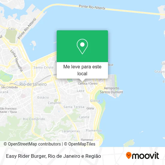 Easy Rider Burger mapa