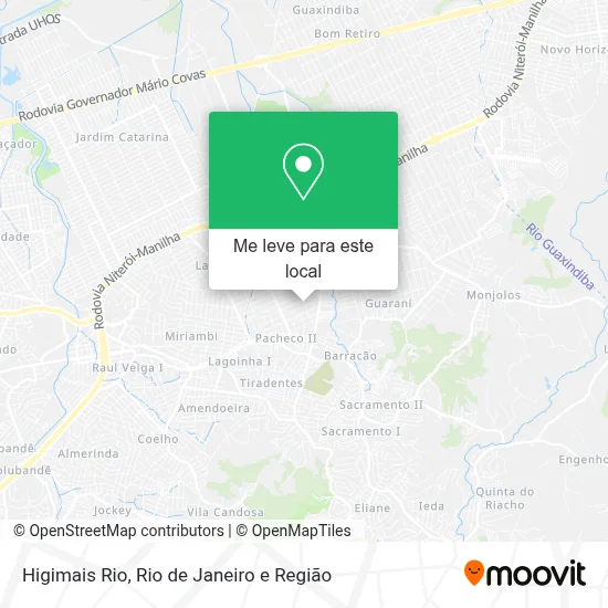 Higimais Rio mapa