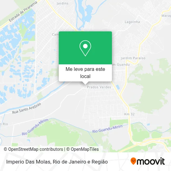 Imperio Das Molas mapa