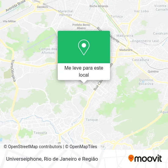 Universeiphone mapa