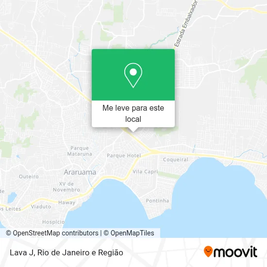 Lava J mapa
