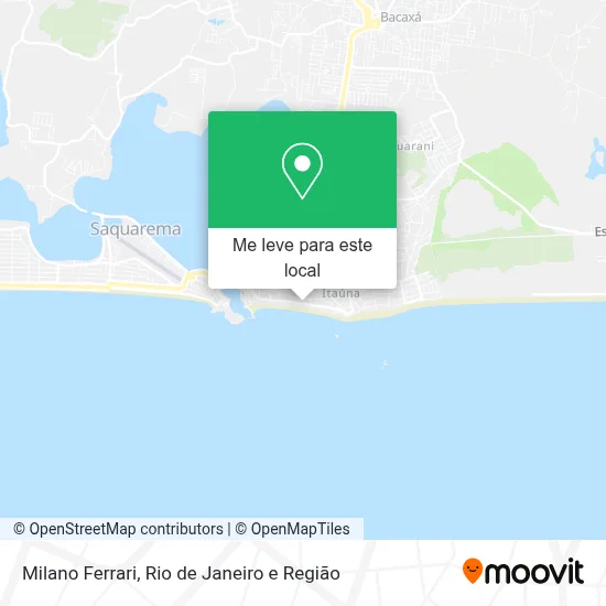 Milano Ferrari mapa
