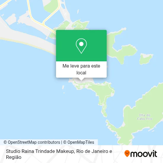 Studio Raina Trindade Makeup mapa