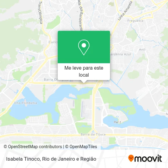Isabela Tinoco mapa