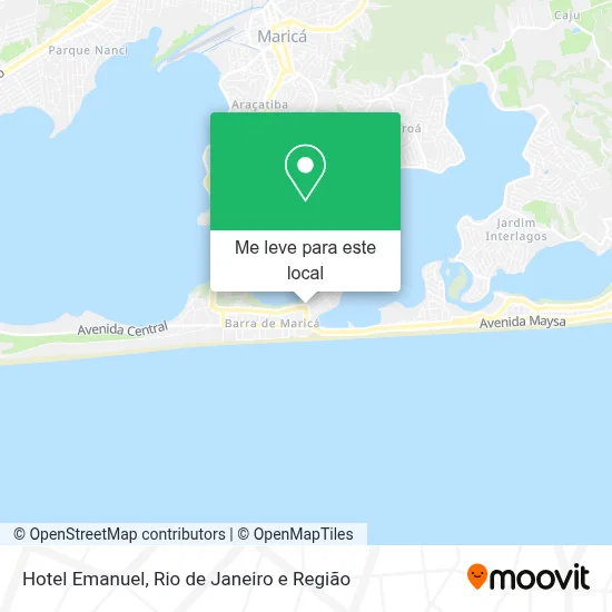 Hotel Emanuel mapa
