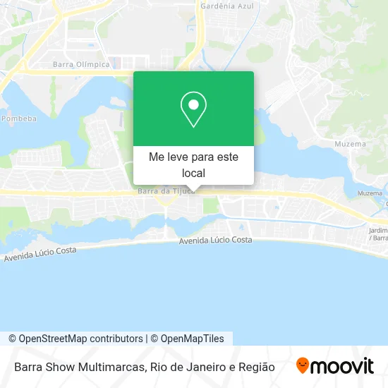 Barra Show Multimarcas mapa