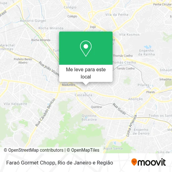 Faraó Gormet Chopp mapa