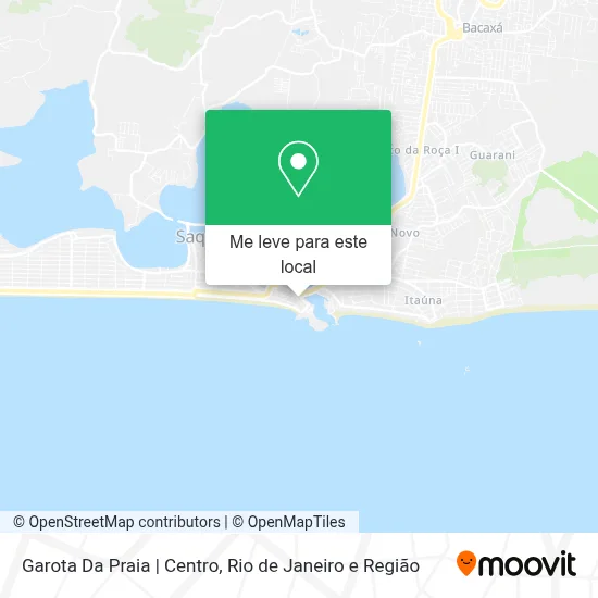 Garota Da Praia | Centro mapa