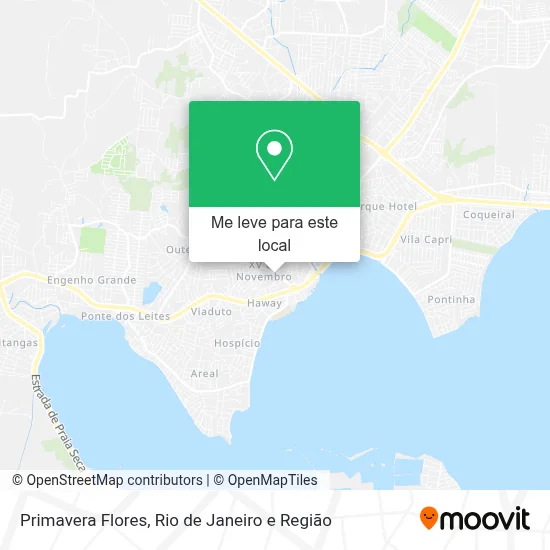 Primavera Flores mapa