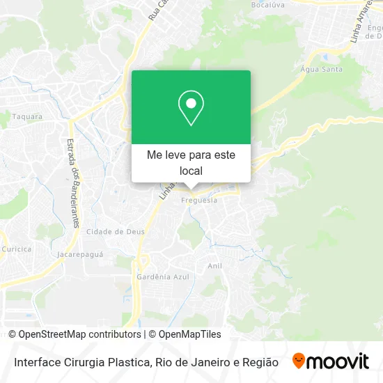 Interface Cirurgia Plastica mapa