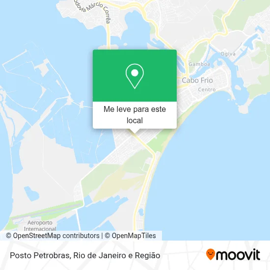 Posto Petrobras mapa