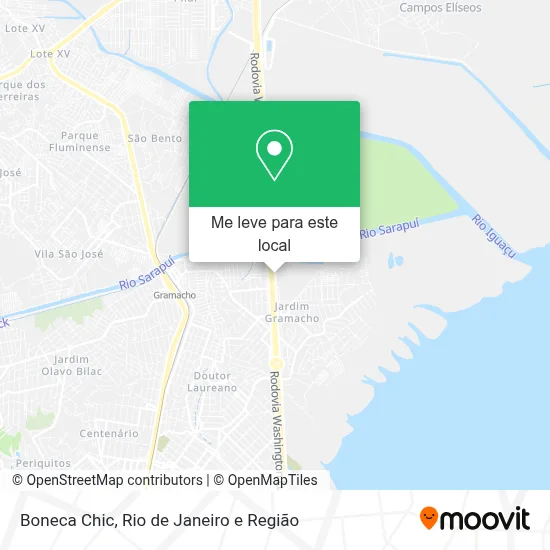 Boneca Chic mapa