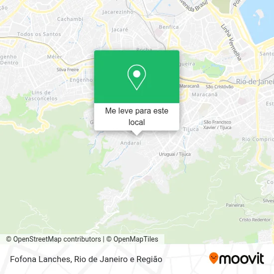 Fofona Lanches mapa
