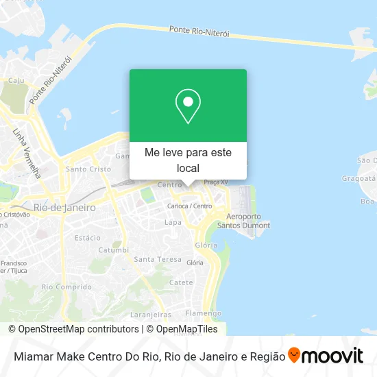 Miamar Make Centro Do Rio mapa