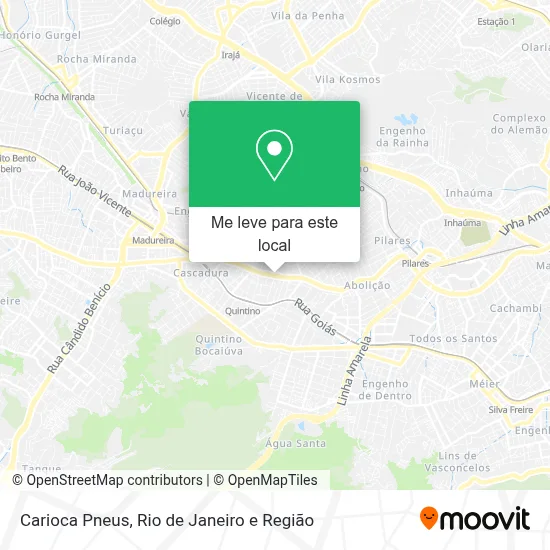 Carioca Pneus mapa