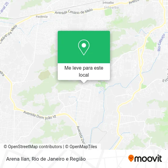 Arena Ilan mapa