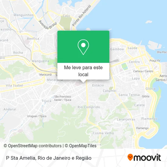 P Sta Amelia mapa