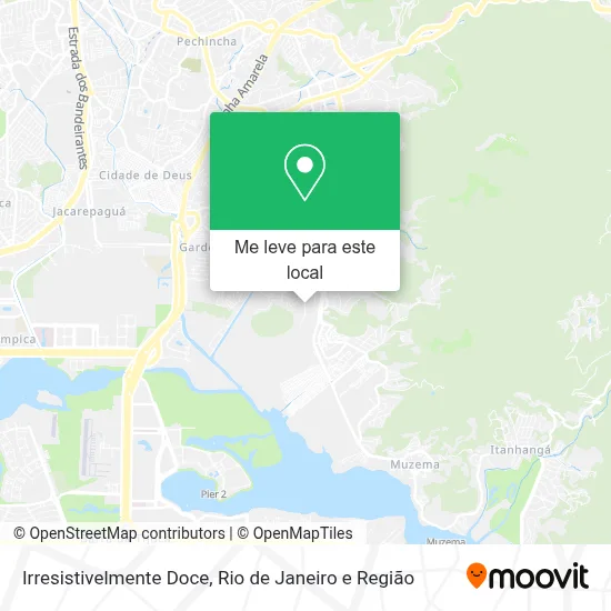 Irresistivelmente Doce mapa
