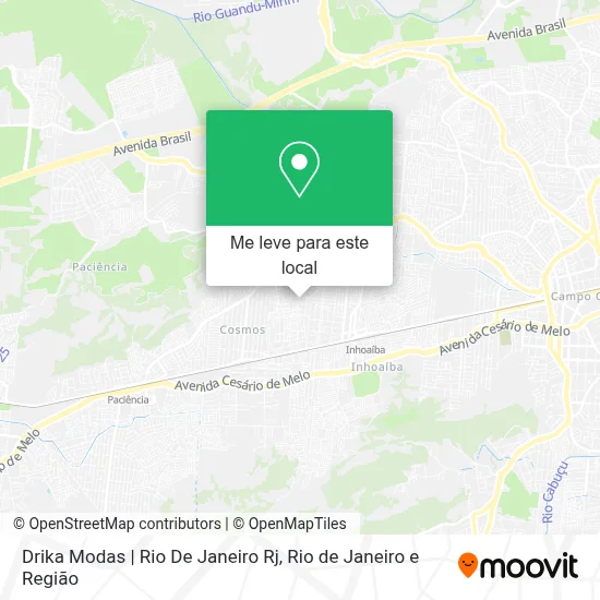 Drika Modas | Rio De Janeiro Rj mapa
