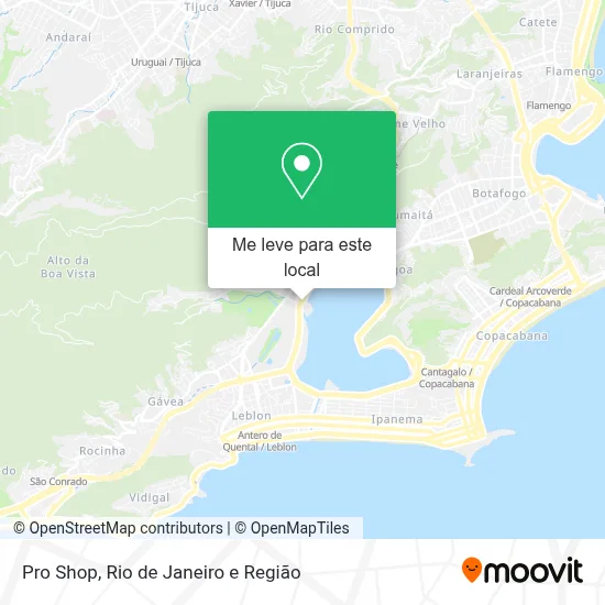Pro Shop mapa