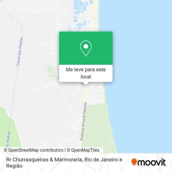 Rr Churrasqueiras  & Mármoraria mapa