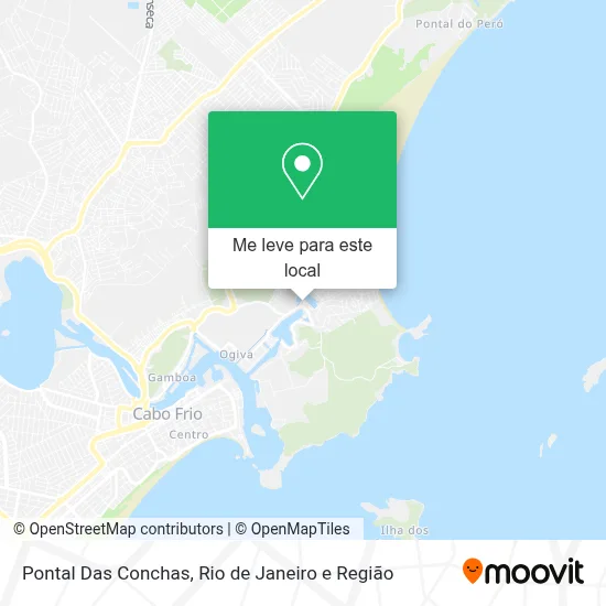 Pontal Das Conchas mapa