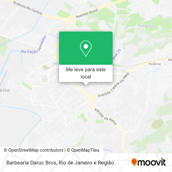 Barbearia Daruc Bros mapa