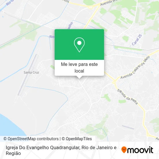 Igreja Do Evangelho Quadrangular mapa