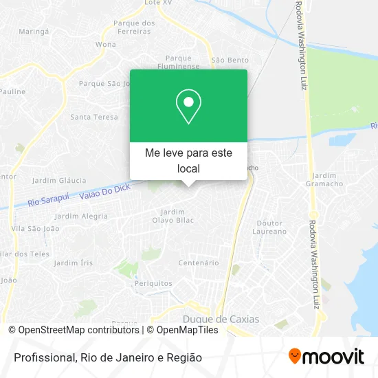 Profissional mapa