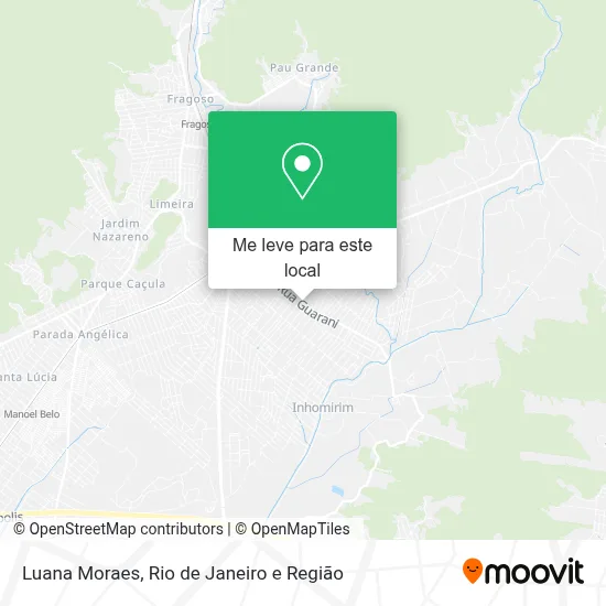 Luana Moraes mapa