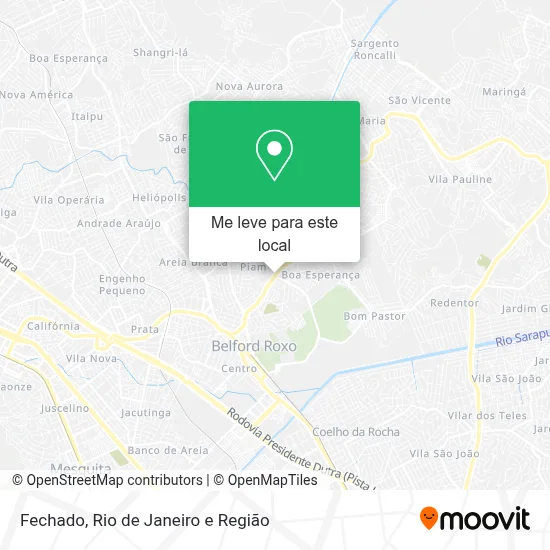 Fechado mapa