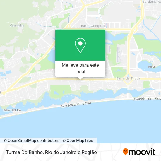 Turma Do Banho mapa
